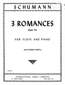 3 romances, op. 94, for flute and piano