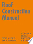 Roof Construction Manual : Pitched Roofs