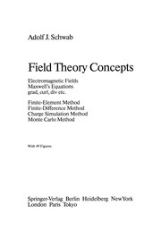 Field Theory Concepts Electromagnetic Fields. Maxwell’s Equations grad, curl, div. etc. Finite-Element Method. Finite-Difference Method. Charge Simulation Method. Monte Carlo Method /