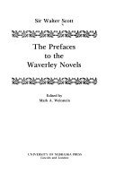 The prefaces to the Waverley novels