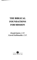The Biblical foundations for mission
