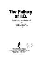 The fallacy of I.Q.,