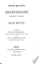 Shakespeare. Select plays: Macbeth,