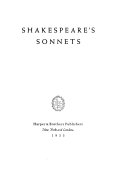 Shakespeare's sonnets.