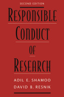 Responsible conduct of research