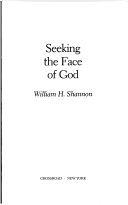 Seeking the face of God