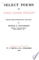 Select poems of Percy Bysshe Shelley;