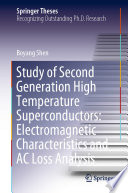 Study of second generation high temperature superconductors : electromagnetic characteristics and AC loss analysis