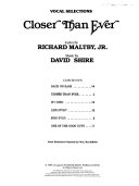 Closer than ever : vocal selections