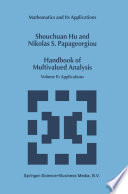 Handbook of Multivalued Analysis Volume II: Applications