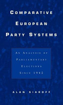Comparative European party systems : an analysis of parliamentary elections since 1945
