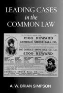 Leading Cases in the Common Law.