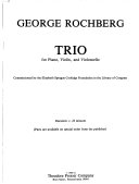 Trio for piano, violin and violoncello, G minor, op. 15 = g-Moll = Sol mineur