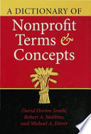 A dictionary of nonprofit terms and concepts