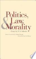 Politics, law, and morality : essays