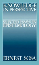 Knowledge in perspective : selected essays in epistemology