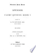 Spenser; book I of the Faery queene,