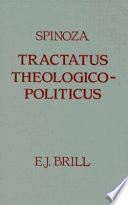 Tractatus theologico-politicus : (Gebhardt edition, 1925)