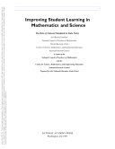 Improving Student Learning in Mathematics and Science : the Role of National Standards in State Policy.