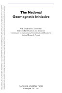 National Geomagnetic Initiative.