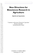 New Directions for Biosciences Research in Agriculture : High-Reward Opportunities.