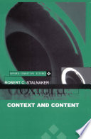 Context and content : essays on intentionality in speech and thought