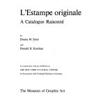 L'Estampe originale; a catalogue raisonné,