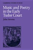 Music & poetry in the early Tudor Court