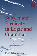 Subject and predicate in logic and grammar