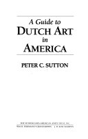 A guide to Dutch art in America