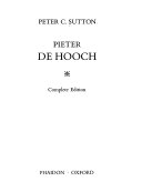 Pieter de Hooch : complete edition