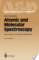 Atomic and Molecular Spectroscopy Basic Aspects and Practical Applications