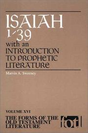 Isaiah 1-39 : with an introduction to prophetic literature