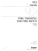 Rain tree sketch : for piano