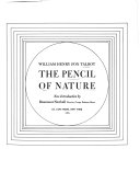 The pencil of nature.