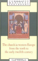 The Church in western Europe from the tenth to the early twelfth century