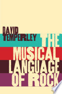 The musical language of rock