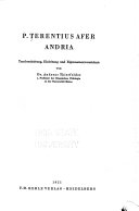 P. Terentius Afer Andria