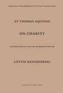 On charity (De caritate)