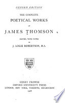 The complete poetical works of James Thomson