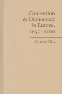 Contention and democracy in Europe, 1650-2000