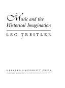 Music and the historical imagination