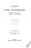 The works of Iván Turgénieff.