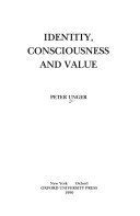 Identity, consciousness, and value