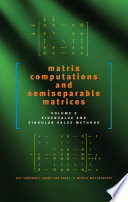 Matrix computations and semiseparable matrices. V.2. Eigenvalue and singular value methods