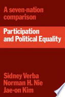 Participation and political equality : a seven-nation comparison
