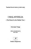 I malavoglia : (the house by the medlar tree)