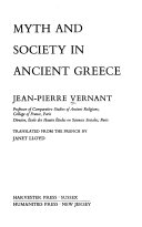 Myth and society in ancient Greece