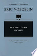 Published essays : 1940-1952