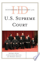 Historical dictionary of the U.S. Supreme Court